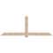 Ekena Millwork Eugene Smooth Timber Gable Bracket, Douglas Fir, 96"W x 36"H x 3 1/2"D x 5 1/2"F, 9/12 Pitch GBW096X36X0406EUG00SDF - alternate 1